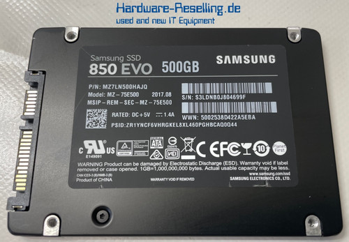 Samsung ssd 850 evo 500gb - ssd, 2,5"