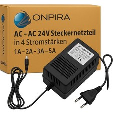 AC - AC 24V Netzteil WECHSELSPANNUNG mit universal 5,5mm Stecker