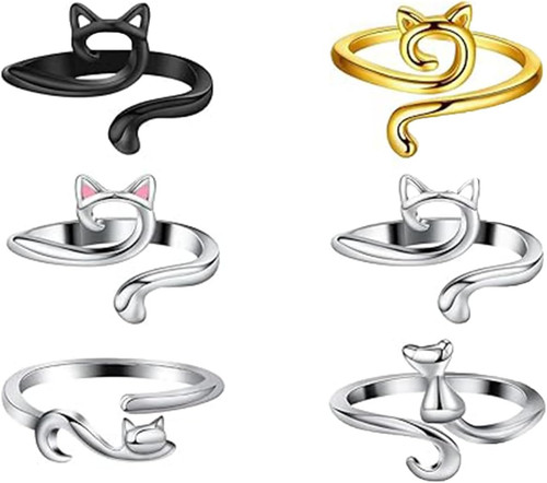 Strickring häkelring set - strickring, 6