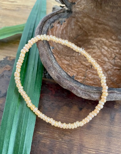 Armband apricot elastisch - elastisch,