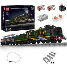Mould King 12025 Orient Express Dampflokomotive Zug Klemmbausteine Ferngesteuert
