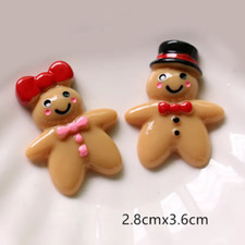 Miniatur deko lebkuchen mann - miniatur,