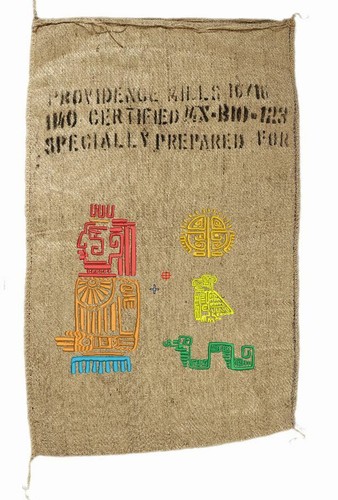Kaffeesack motiv azteken - kaffeesack,