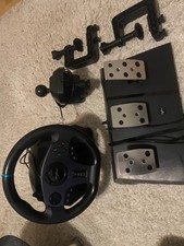 pc lenkrad mit pedalen und