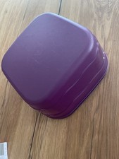 TUPPERWARE Kuchenbehälter quadratisch Junge Welle Kuchenschatz Lila