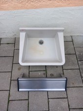 Spülbecken Lavabo mit Metallgestell ; 50x40xH16cm