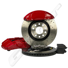 Audi S4 B5 A4 B6 B7 4 Kolben Bremsanlage 320mm gelocht Q5 Bremse