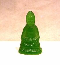 Buddha Figur Guan Yin Avalokiteshvara Jadegrün Barmherzig Mitgefühl Trost