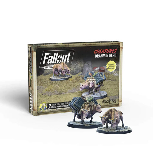 Fallout miniatures brahmin - fallout,