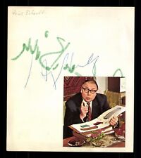 Heinz Erhardt und Acker Bilk Albumblatt 60er Jahre Original Signiert # G 43828