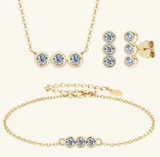 SET ECHT SCHMUCK 925 Diamant