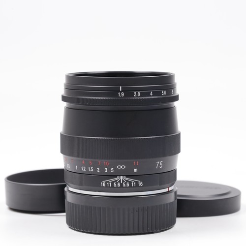 Voigtländer ultron 75mm 9 - ultron, f/1.9