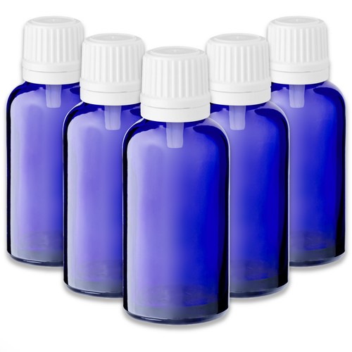 Blaue glasflasche ml mit - blaue,