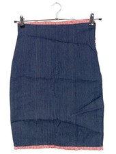 KüSTENLUDER High Waist Rock Damen Rock Gr. DE 36 blau Casual-Look