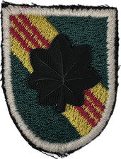 US ARMY 5th Sfg Nam Green Beret Flash Barett Aufnäher Uniform patch Lt Colonel