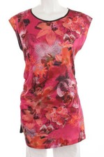 Seidenkleid N2 rot Blumen MARC