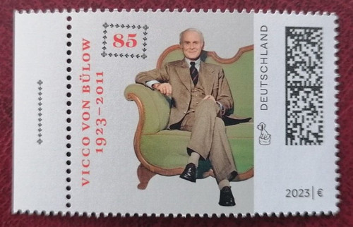 Briefmarke brd loriot - briefmarke,