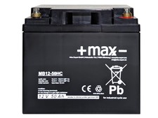 Akku kompatibel Scooter Elektroroller E Roller 12V 50Ah AGM Blei Accu Batterie