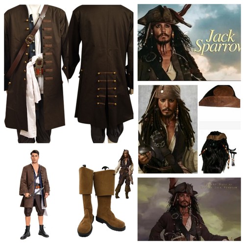 Jack sparrow pirate jacket - pirate,
