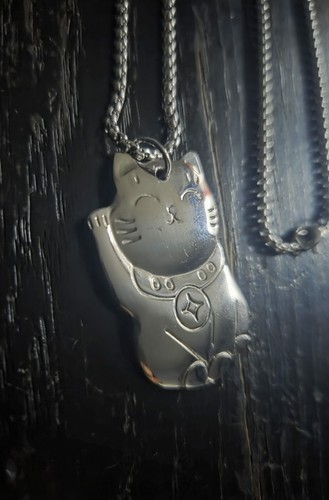 Kettenanhänger katze aus - katze,