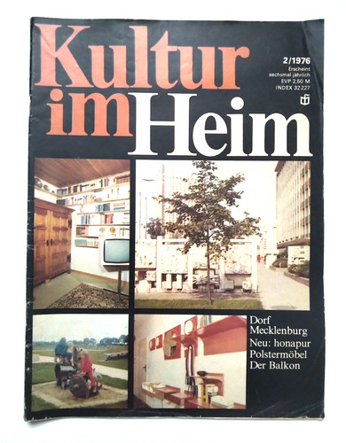 Wohnzeitschrift ddr 1976 - wohnzeitschrift,
