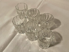 6 Schnapsgläser klar Vintage