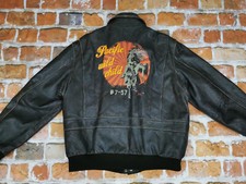 *CHEVIGNON  WORLD TRAVELER VINTAGE LEDERJACKE*PACIFIC WILD CHILD*GR: XL*TIP TOP