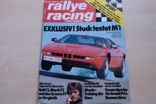 2) Rallye Racing 01/1979 - Wirklich gut? Renault R 5 - Saab 900 Turbo mit 145PS