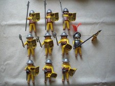 Playmobil 10 Löwenritter Figuren Gelb Braun aus dem Set 3653 Set 2