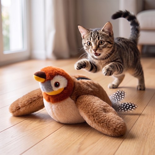 Katzenspielzeug vogel fliegend - katzenspielzeug,