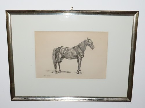 Stahlstich pferd a klein - stahlstich, a.