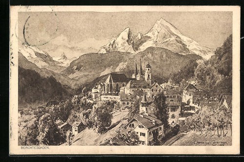 Künstler edward harrison - künstler-ak,
