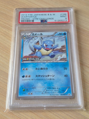 166 wartortle japanese - 166/bw-p,