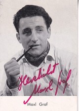 Autogramm - Maxl Graf