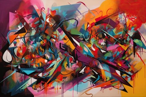 Wandbild abstrakte - wandbild:,