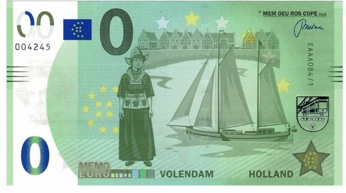 Euro memo schein volendam - 0-euro-memo-schein,
