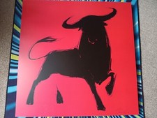 Lizensierter Kunstdruck Acryl auf Holz von Inna Panasenko "Toro 2" 70x70 cm