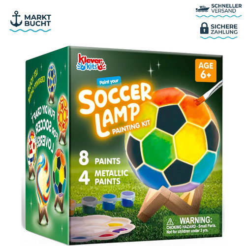 Bastelset fußball lampe diy - bastelset,
