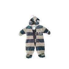 ⚧️☃️Baby #Sanetta Winter-|Schnee-Anzug|Overall+??|?-Bild khaki-blau|Gr.6️⃣2️⃣