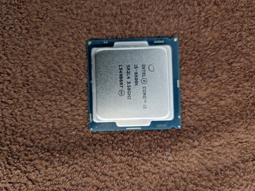Intel core 6600k - intel, i5