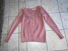 Schöne Damen Jacke -Strickjacke, Cardigan *DKNY JEANS* Gr. L -42/44, rosa