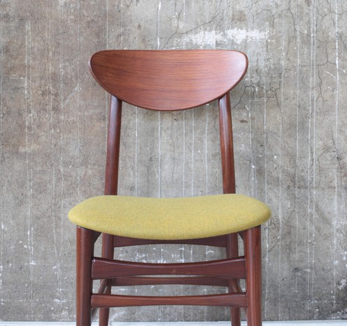 60er vintage teak stuhl - teak,