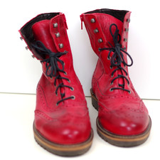 Damen-Schnürboots der Marke Post Xchange (PX), rot, Größe 39