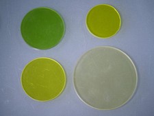 4x Farb- Kontrast- Filter Mikroskop Zubehör - Leitz Zeiss PZO Reichert  o.Ä.