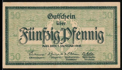 Notgeld kiel 1918 - 1918,, 50