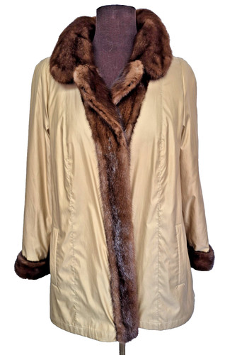 Nerz wendejacke demi buff mit - nerz,