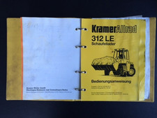 x 24 Kramer Allrad 312 LE Bedienungsanleitung Wartungsanleitung service manual