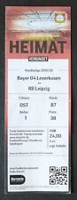 TICKET Bundesliga 2019/20 Bayer Leverkusen - RB Leipzig # 38