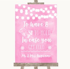 Baby Rosa Aquarell Lichter