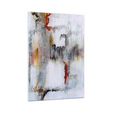 Wandbilder 50x70cm Glasbild Abstraktion modern Klein Bilder Art Wanddeko